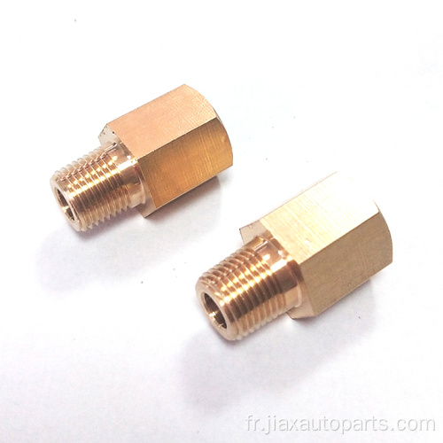 Adaptateur réducteur en laiton 1/8 NPT à 1/8 BSPT